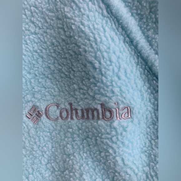 Columbia Zip-up Fleece Jacket Little Girls Size 4/5 - Picture 5 of 7